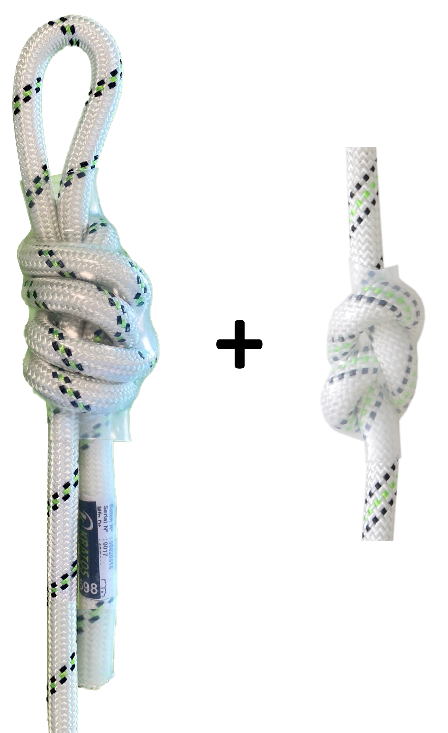 Endset für halbstatisches Kernmantelseil mit Sonderlänge