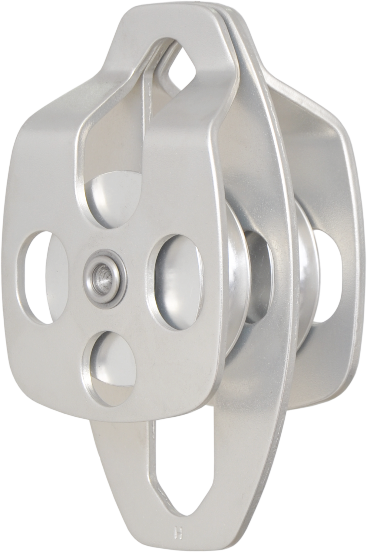 Doppelte Umlenkrolle mit Öffnungsflanschen, doppelte Aufhängung 