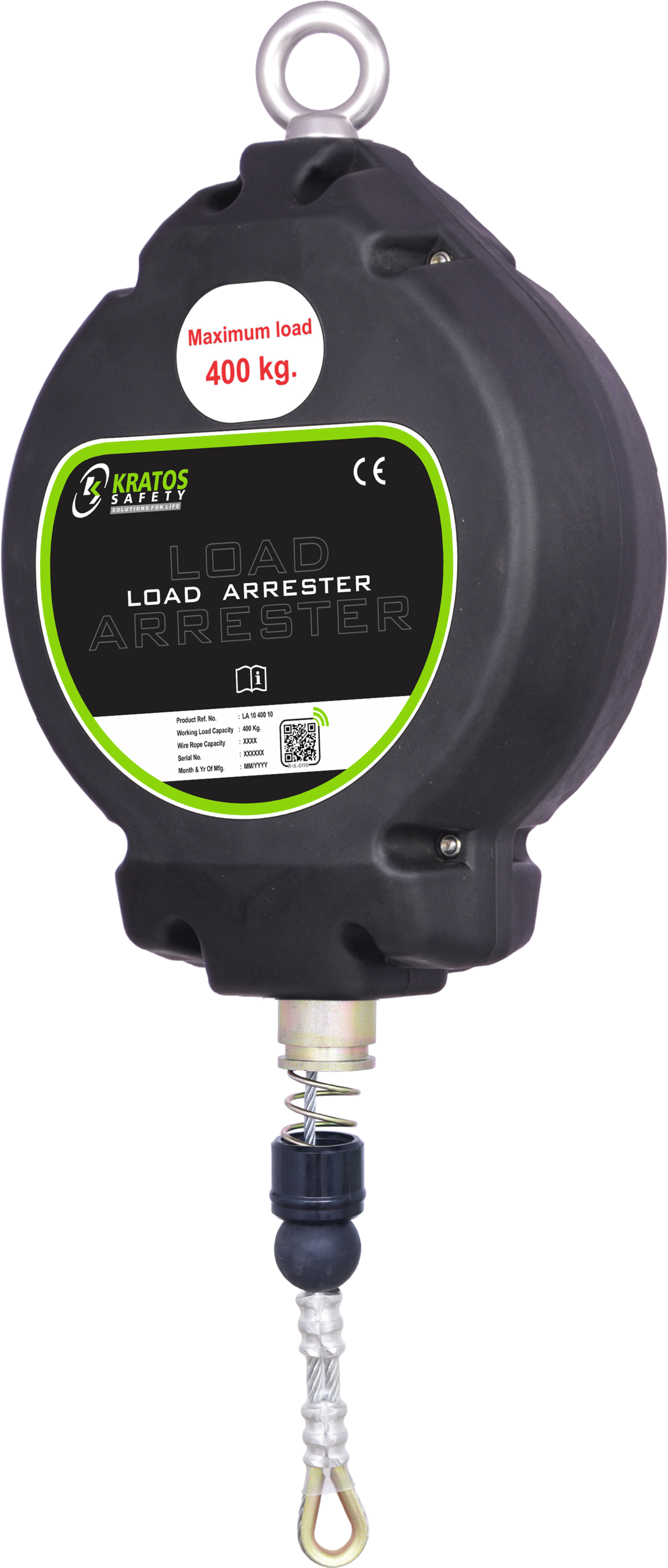 SENTINELS - Lastsicherungsgerät mit galvanisiertem Stahldrahtseil Länge 10 m konzipiert um Lasten von bis zu 400 kg zu halten