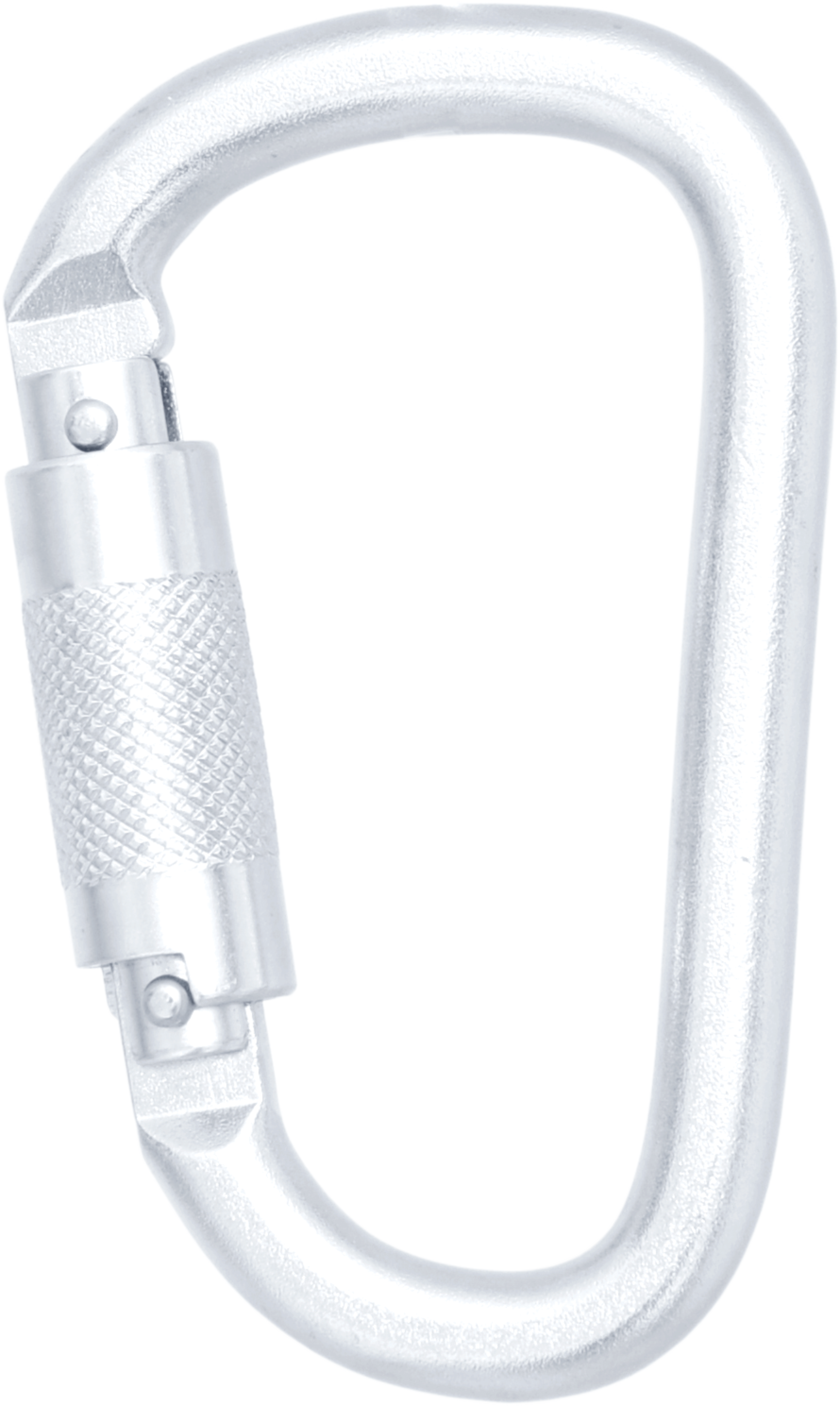 Edelstahlkarabiner mit Automatikverschluss Vierteldrehung (Twist-Lock) mit 22,5 mm Öffnungsweite