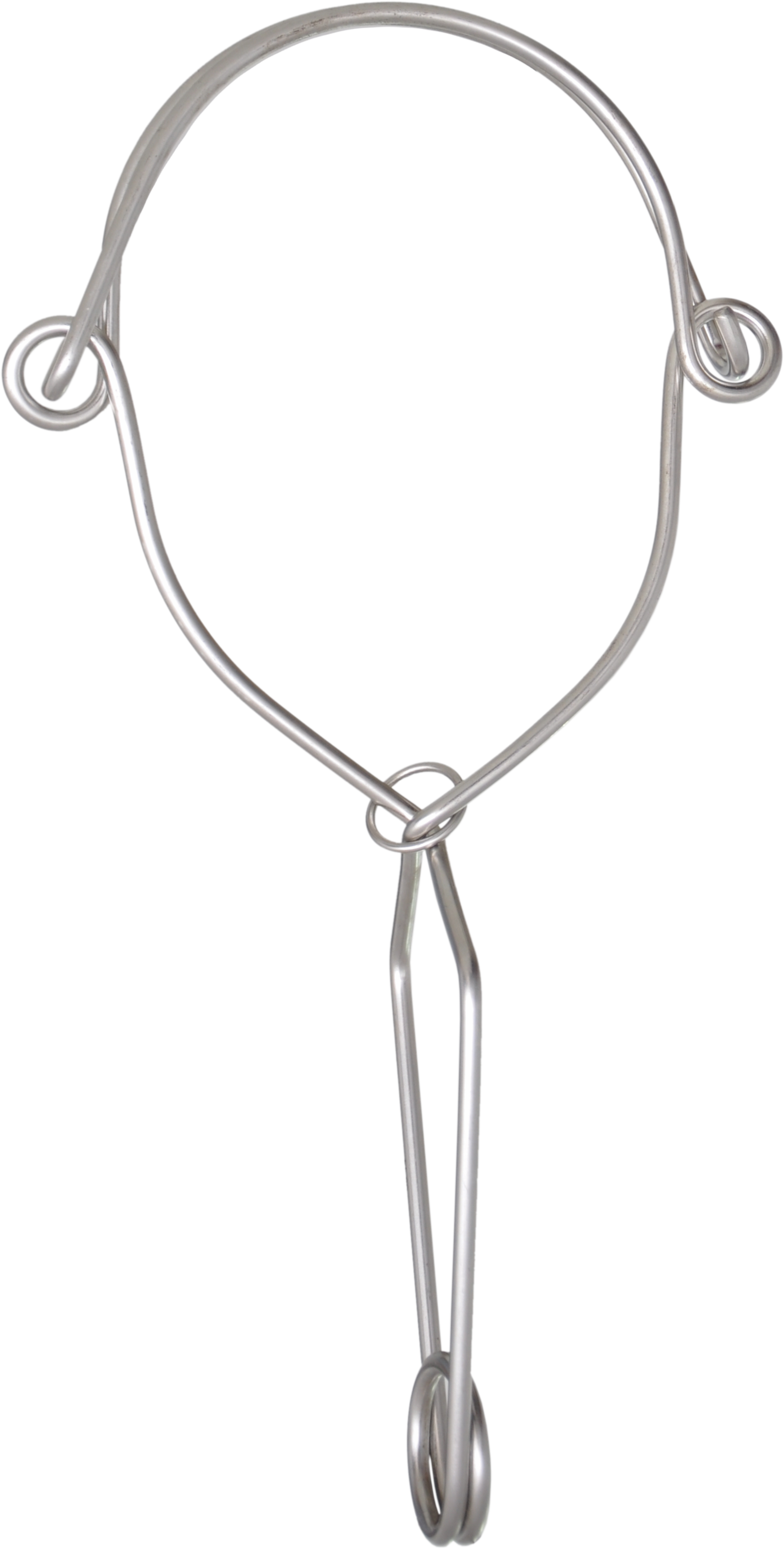 Edelstahl-Befestigungshaken doppelt wirkend mit 140 mm Öffnungsweite 