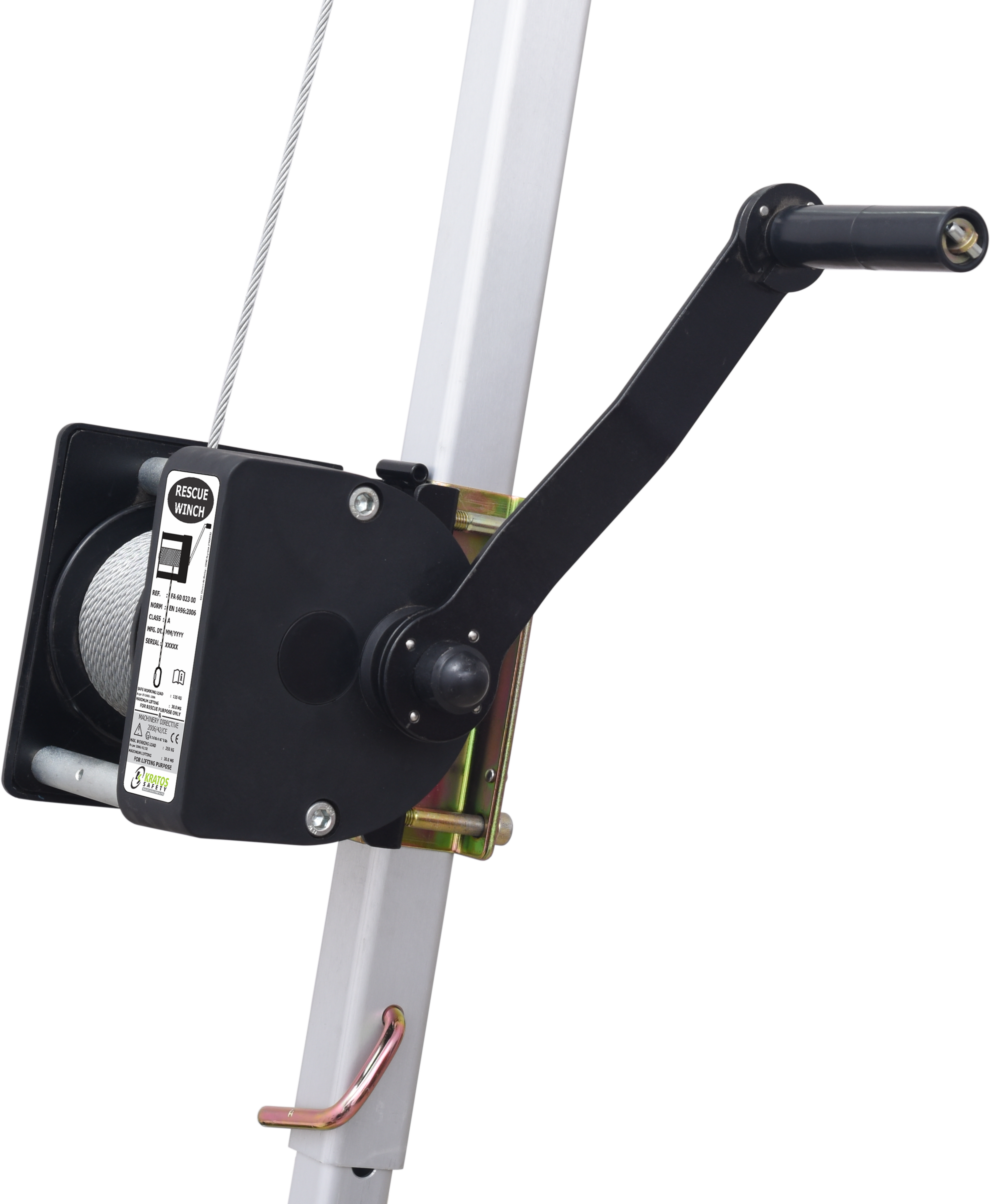 ARGO - Arbeits- und Rettungswinde 30 m für Dreibein, MultiSafeWay und EasySafeWay