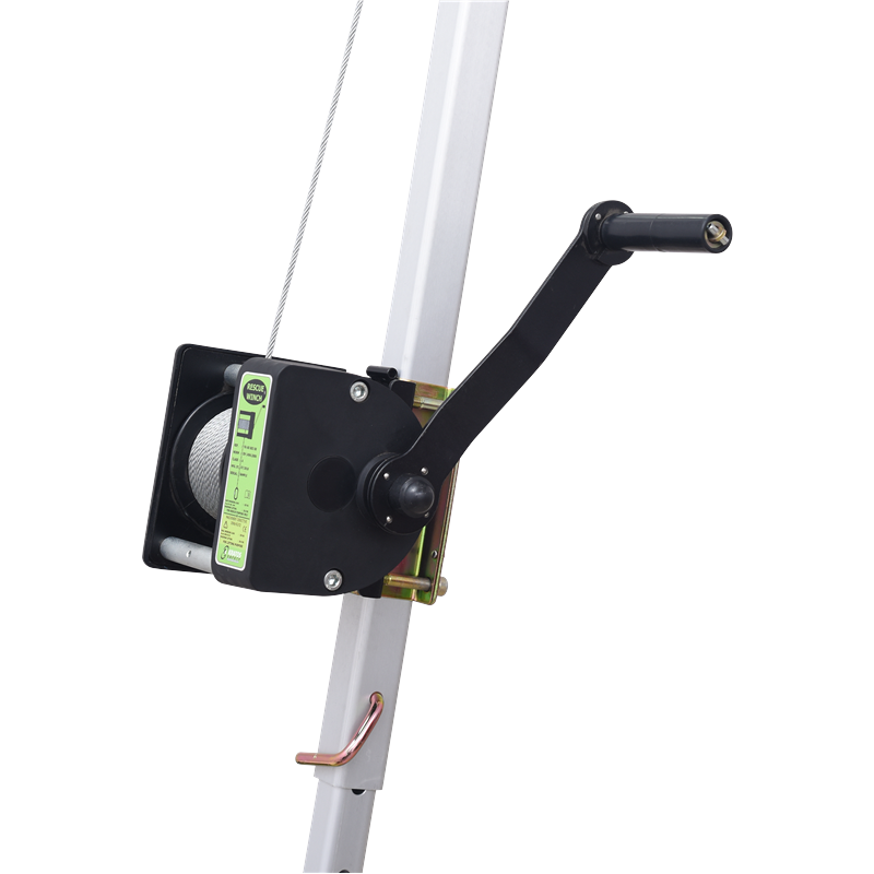 ARGO - Rettungs und Arbeitswinde, Edelstahl Drahtseil Länge 20 m, für Dreibein, MultiSafeWay & EasySafeWay