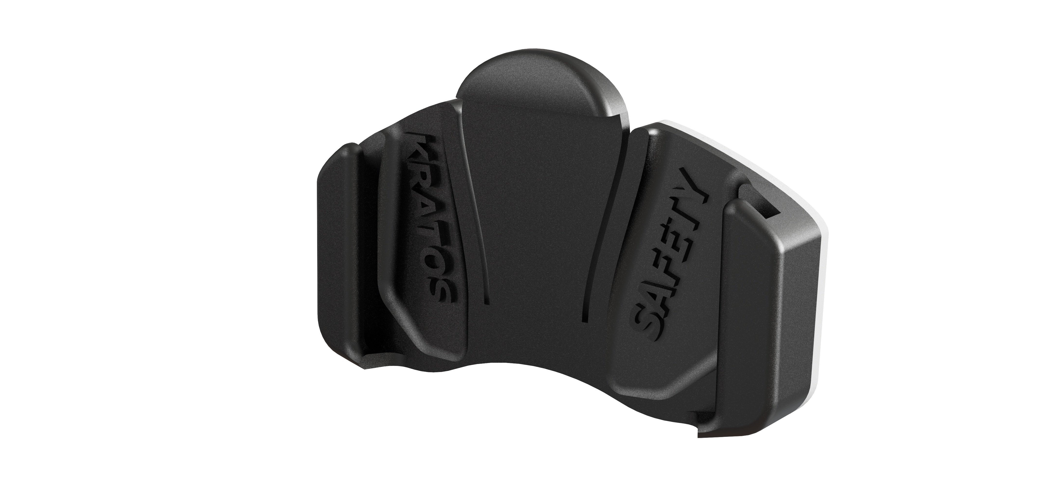 Klebebefestigung zur Anbringung der Batterie der Stirnlampe NEWTON 4 am Helm